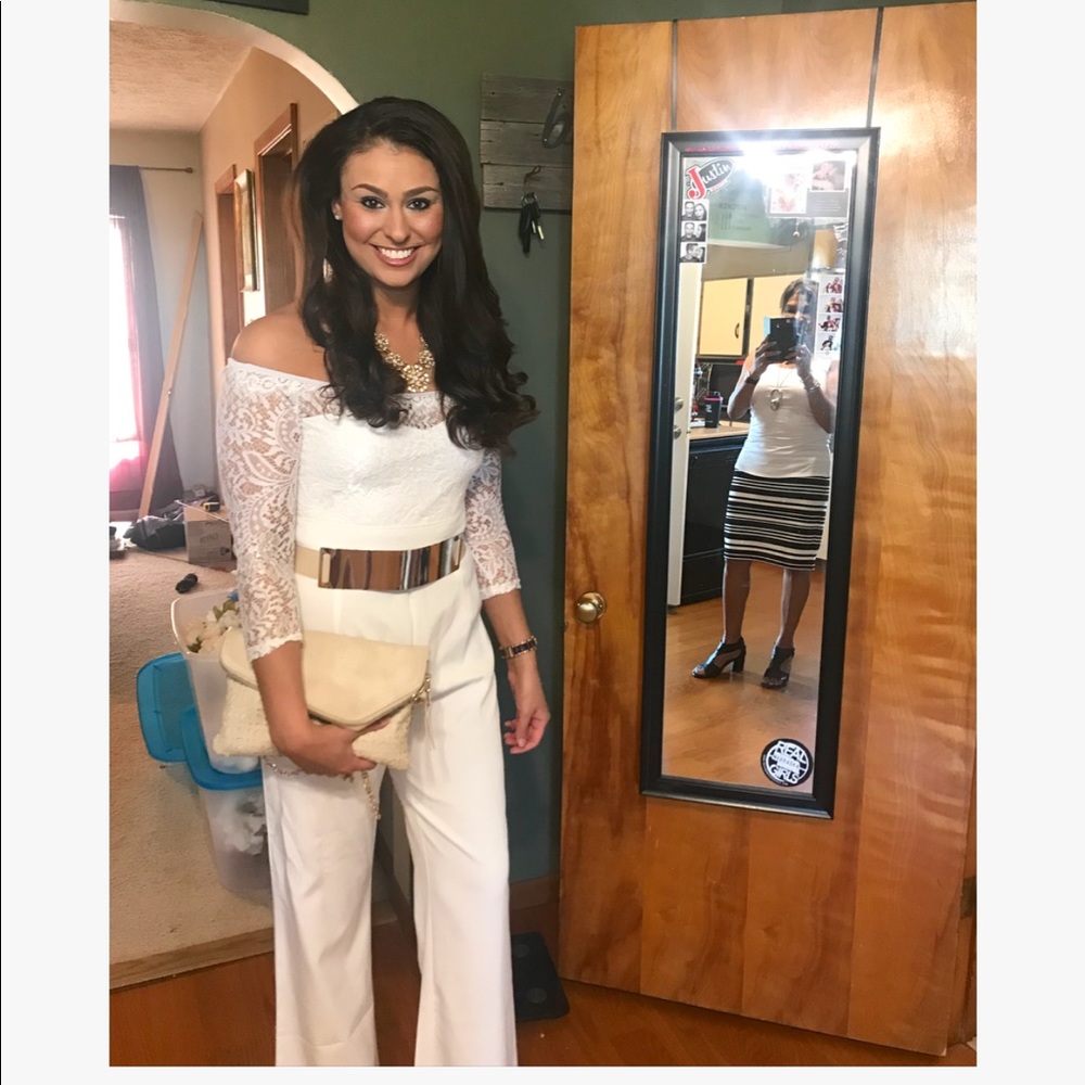 *MOVING SALE* Lace Sleeved Jumpsuit